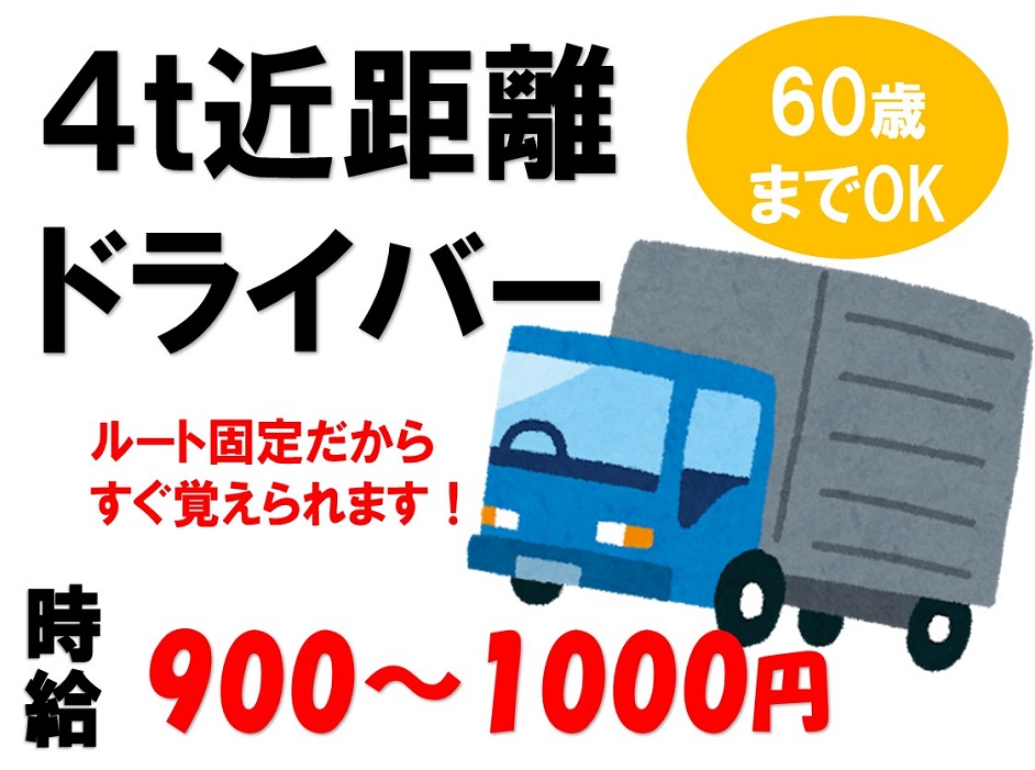 日勤のみの古紙回収4tドライバー! イメージ